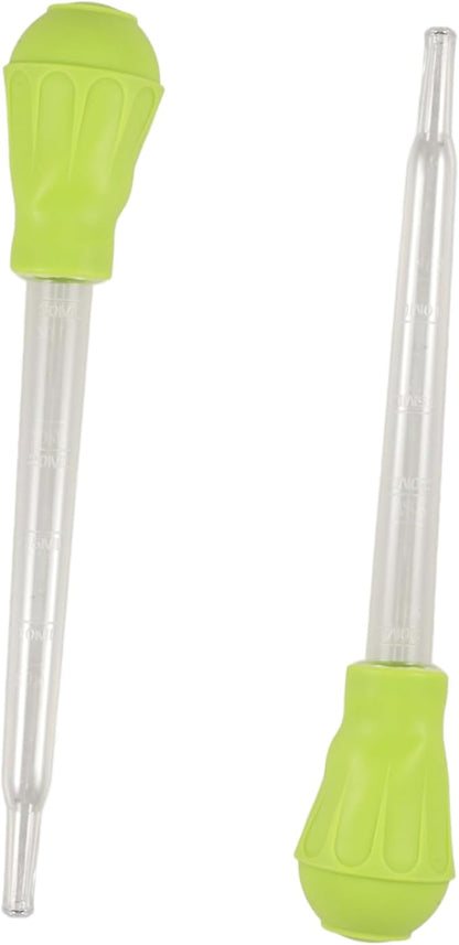 Happyyami 2pcs Manual Fish Tank Cleaner Gravel Adsorber Coral Feeder and Water Transfer Tool Compact Design for Easy Aquarium Maintenance and Waste Removal