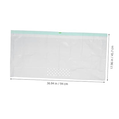 7pcs Cat Litter Filter Bags Easy to Use Pet Waste Pick-up Supplies for Litter Box Sturdy Material White Dimensions