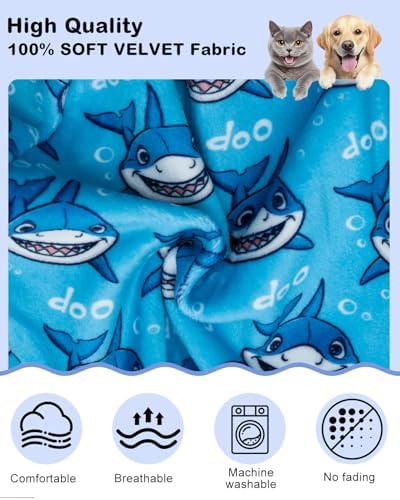 CuteBone Shark Costume Dog Pajamas, Stretchy Spandex Crystal Velvet Sleepwear Coat for Small Dogs, Soft & Warm Pet Outfit Clothes for Cold Weather, Cozy Pullover Design COSP07XS - Image 4