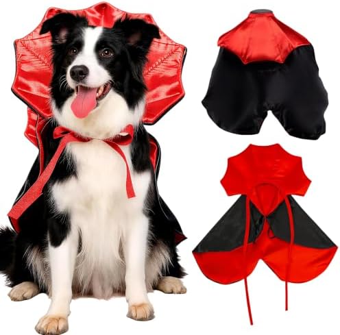 1 L Size Dog Halloween Costume - Vampire Cape for Large Dogs by Unknown