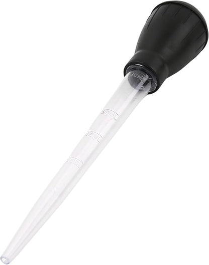 2 Set Manual Fish Tank Cleaning Tools with Extension Pipe and L Shaped Extension Pipe,30ml Aquarium Water Changer,28.9 Inches Siphon Dropper for Fish Bowl Waste Remover,Coral Feeder(Black)