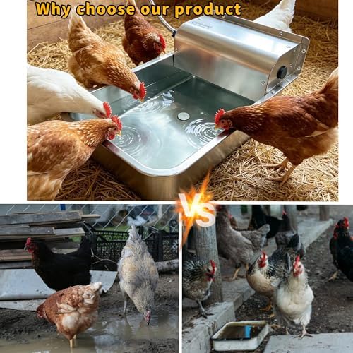Automatic Dog Water Dispenser,Wide Mouth Design,Water Level Control