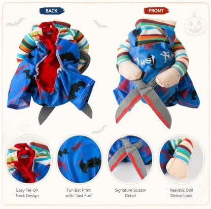 Scissors Style Pet Costume, Funny Adjustable Halloween Outfit for Dog Cat - Image 2