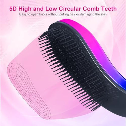 Small Dog Brush, Skin-friendly Soft Bristles (Gradient Color) - Image 4