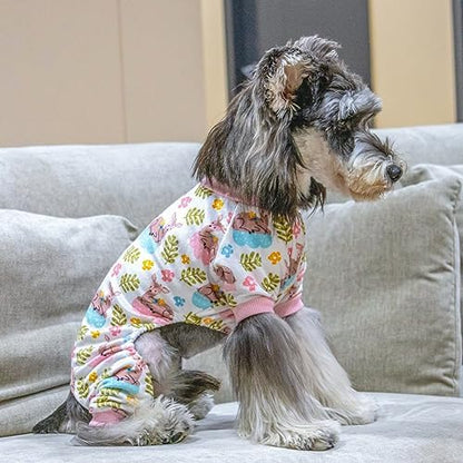 CuteBone Small Dogs Outfit Soft Puppy Onesies Pjs Dog Pajamas Pet Coat Cat Apparel Comfy Doggie Jumpsuit Bodysuit for All Seasons - Image 6