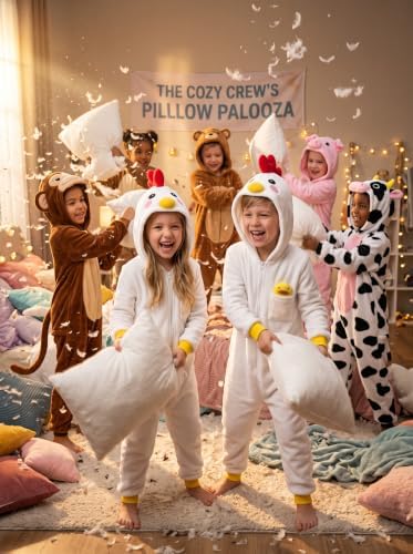 Kids Animal Onesie Pajamas Boys Girls Animal Onesie Costume for Halloween Christmas Costume - Image 2