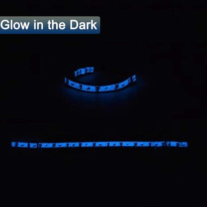 2 Pack Glow in The Dark Cat Collar with Bell Breakaway Safety Cat Puppy Collars with Pendant Black and Pink