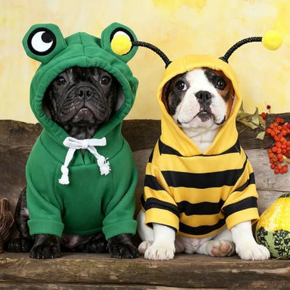 2 Pcs Halloween Costume Frog Bee Hoodie, S - Image 5