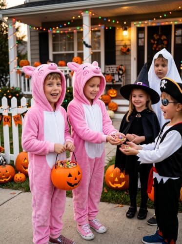 Kids Animal Onesie Pajamas Boys Girls Animal Onesie Costume for Halloween Christmas Costume - Image 5