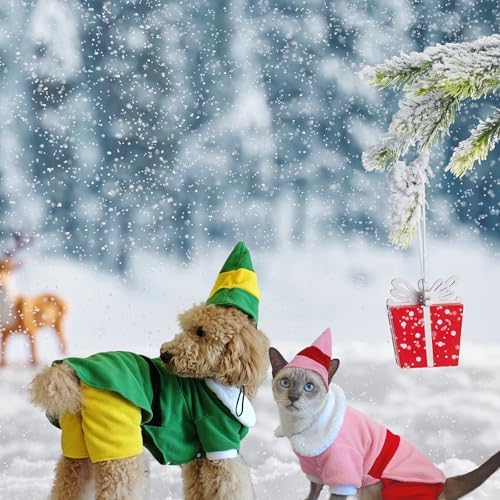 Dog Elf Christmas Costume, Funny Party Halloween Cosplay Outfit(2X-Large) - Image 6