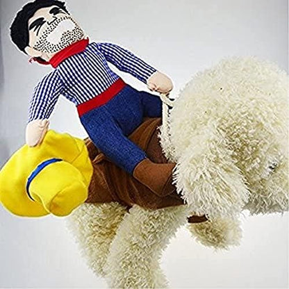 Idepet Halloween Cowboy Dog Costume Cosplay Apparel Riders Clothing - Image 5
