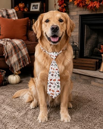 PET SHOW 10 Pack Holiday Winter Dog Ties Neckties XL for Extra Large Dogs - Image 6