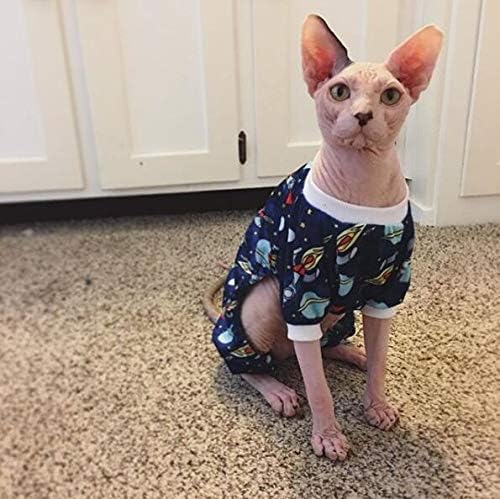 CuteBone Small Dogs Outfit Soft Puppy Onesies Pjs Dog Pajamas Pet Coat Cat Apparel Comfy Doggie Jumpsuit Bodysuit for All Seasons - Image 2