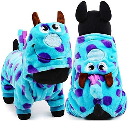 Soft Velvet Dog Clothes Winter Dog Hoodie Cute Pet Halloween Costume Outfits for Small Dogs Puppy (Medium.) - Image 4
