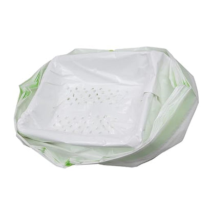 HANABASS 2sets Pet Cat Litter Filter Bag Bags Large Hole Automatic Closing Design 7pcs*2