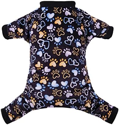 CuteBone Dog Pajamas Costumes Fleece Pet Clothes Puppy Onesie Winter Holiday Cute Cat Jammies Keep Your Pet Warm in the Cold Weather P220L by CuteBone