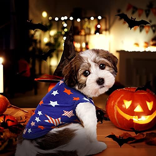 Xuniea 6 Pcs Halloween Dog Shirt, Holiday Pet Clothes, L(fit 7-9lbs) - Image 7