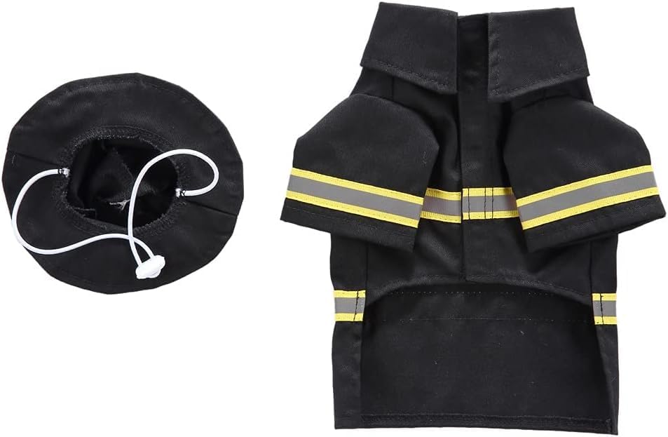 Firefighter Dog Costume Halloween Pet Fireman Halloween Cosplay Costumes - Image 7