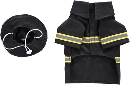 Firefighter Dog Costume Halloween Pet Fireman Halloween Cosplay Costumes - Image 7
