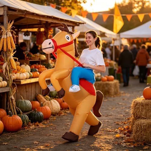 Inflatable Costume for Adult Ride on Animal Blow up Costumes Inflatable Halloween Costumes Fancy Dress Adults - Image 2