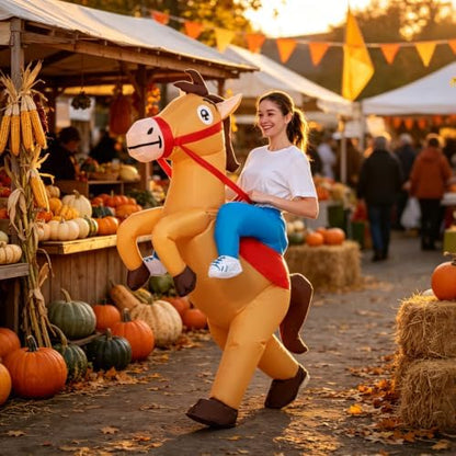 Inflatable Costume for Adult Ride on Animal Blow up Costumes Inflatable Halloween Costumes Fancy Dress Adults - Image 2