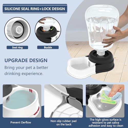 6 Liters Automatic Gravity Dog Water Dispenser, BPA- Free