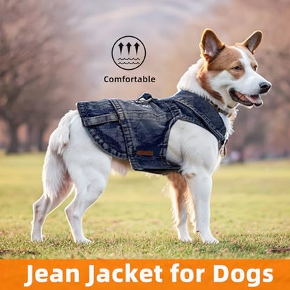 Mommy's Boy Dog Jeans Jacket,Pet Overalls Denim Coat,Puppy Clothes(XS) - Image 6