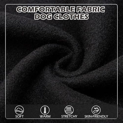 EXPAWLORER Dog Hoodies for Small Medium Large Dogs,Love DAD Black XL - Image 4