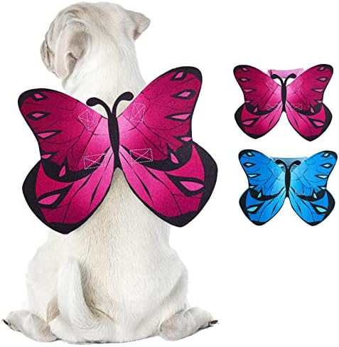 Butterfly Wings Dog Halloween Costumes Clothes Dog Costumes Cat Cosplay by Coppthinktu