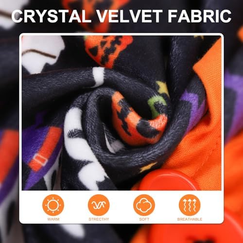 BEAUTYZOO Halloween Dog Pajamas, Soft Fleece Puppy Sweater for Small Dogs - Image 4