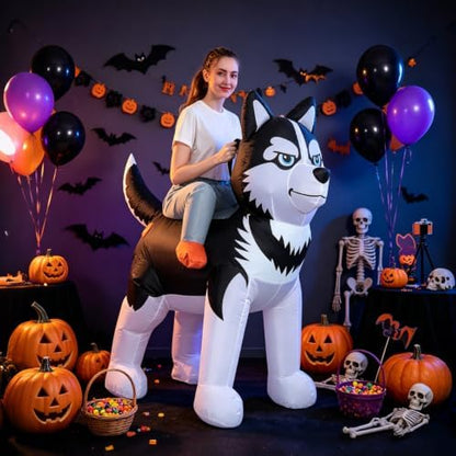Inflatable Costume for Adult Ride on Animal Blow up Costumes Inflatable Halloween Costumes Fancy Dress Adults - Image 3