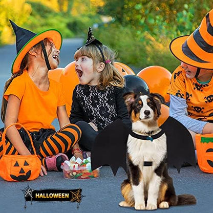 Vivifying Bat Wings for Dog, Adjustable Halloween Pet Bat Costume with Bell for Medium Large Dogs Party Decoration and Cosplay (Large, Black) - Image 5