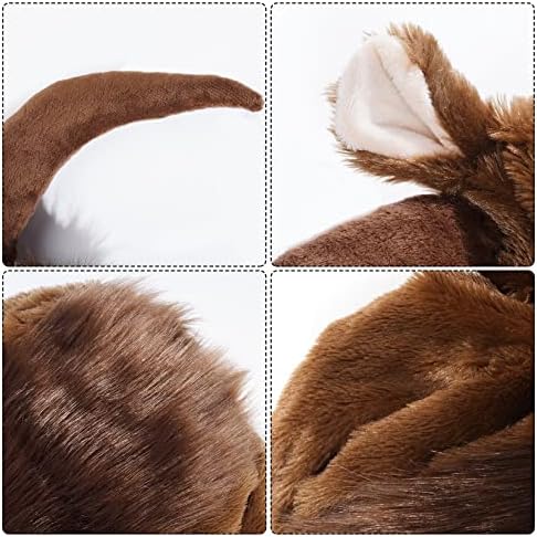 Dog Horn Wig for Halloween Christmas, Funny Pet Bull Costumes for Dog Cat, Pet Clothing Accessories (Size M) - Image 3