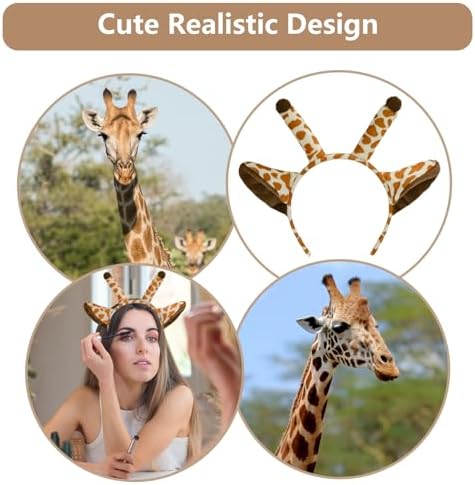 Beviliu 3 Pieces Dog Costume Set, Golden Dog Ears and Tail Bowtie, Brown Puppy Ears Costume for Halloween - Image 2