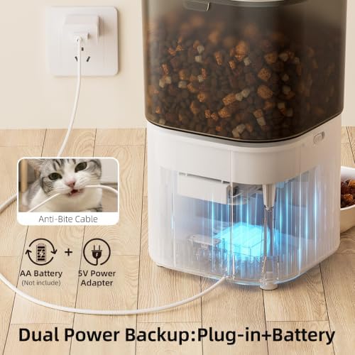 Automatic Cat Feeder, 4L Pet Feeder, Cat Dog Food Dispenser, Auto Feeder