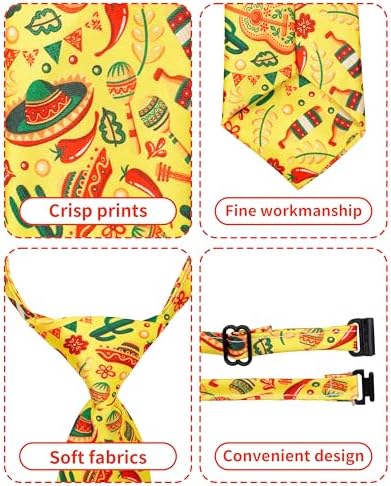 PET SHOW 10 Pack Mexican Dog Ties Neckties XL for Extra Large Dogs - Image 2