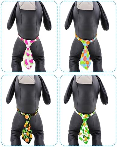PET SHOW 10 Pack Fruit Dog Ties Neckties XS for Small Dogs - Image 3