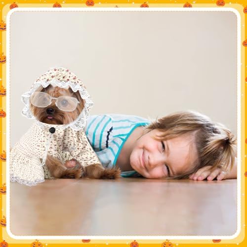 3 Pcs Old Lady Costume for Dog Grandmas Dogs Costume - Image 7