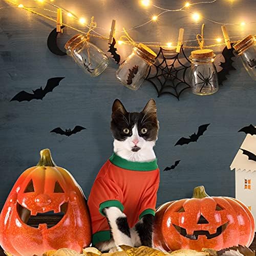 5 Pcs Halloween Dog Clothes Pet Dog Shirt Costume,Funny Pattern,S - Image 5