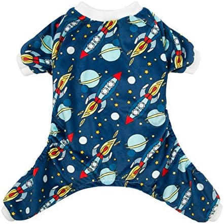 CuteBone Small Dogs Outfit Soft Puppy Onesies Pjs Dog Pajamas Pet Coat Cat Apparel Comfy Doggie Jumpsuit Bodysuit for All Seasons by CuteBone