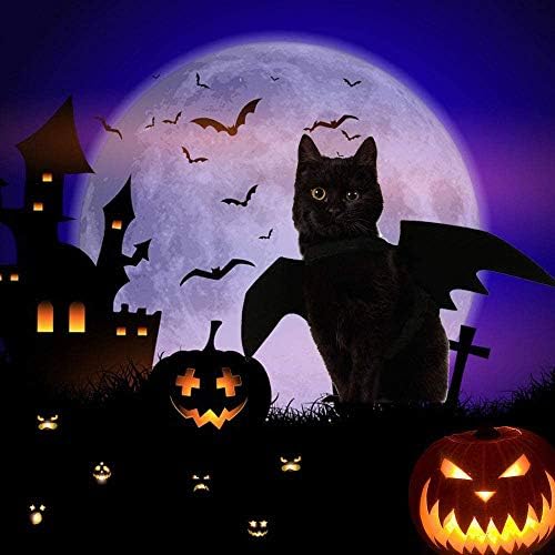 Cat Halloween Costume Bat Wing Pet Apparel for Small Dog Puppy Kitty Kitten - Image 7