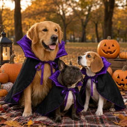 Vampire Cloak Dog Costumes for Large Dogs, Large Dog Halloween Costume, Devil Cape Dogs Halloween Costumes Large Breed - Image 6