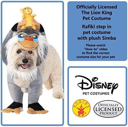 Rubies Disney Lion King: Rafiki Pet Costume for for Dogs or Cats, XL - Image 2