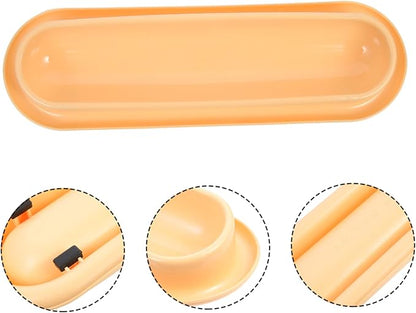 POPETPOP Household Skid Pet Bowl Portable Kitten Bowl for Food and Water Durable Plastic Cat Dish Pet Accessory for Multi