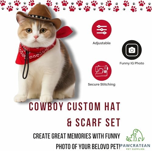 Pet Custom Dog Custom Cat Custom Hoodie, Sporty Look, Funny Gift, Halloween Holiday (Cowboy Set, One Size) - Image 6