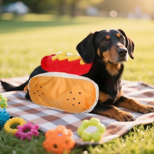 Pet Hot Dog Costume Funny Food Halloween Costume for Small Dog Cats - Image 7