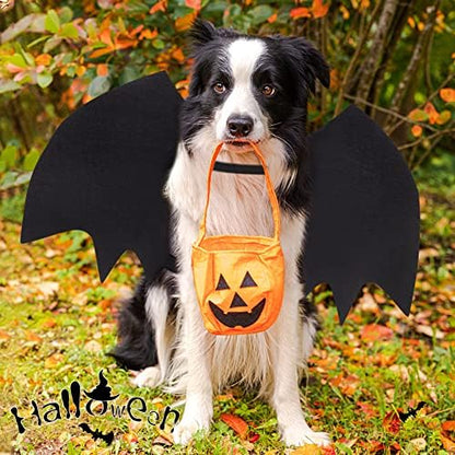 Vivifying Bat Wings for Dog, Adjustable Halloween Pet Bat Costume with Bell for Medium Large Dogs Party Decoration and Cosplay (Large, Black) - Image 6