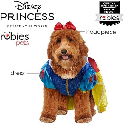 Rubies at Party City Disney Princesses: Snow White Pet Costume for Dogs or Cats, XL - Image 4