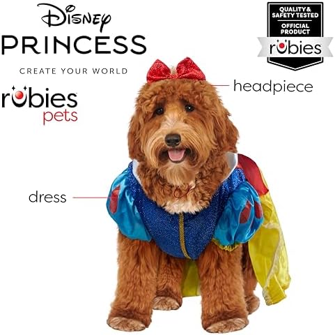 Rubies at Party City Disney Princesses: Snow White Pet Costume for Dogs or Cats by Rubies, Small - Image 4