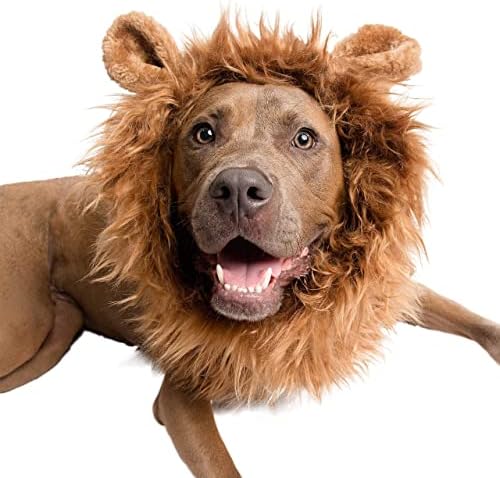 Pet Krewe Dog Lion Mane Halloween Costume – Fits Neck Size 8”- 14”- Lion Mane for Small Dogs – Ideal for Halloween, Birthday, Cosplay, Outfits, Pet Clothes - Image 4
